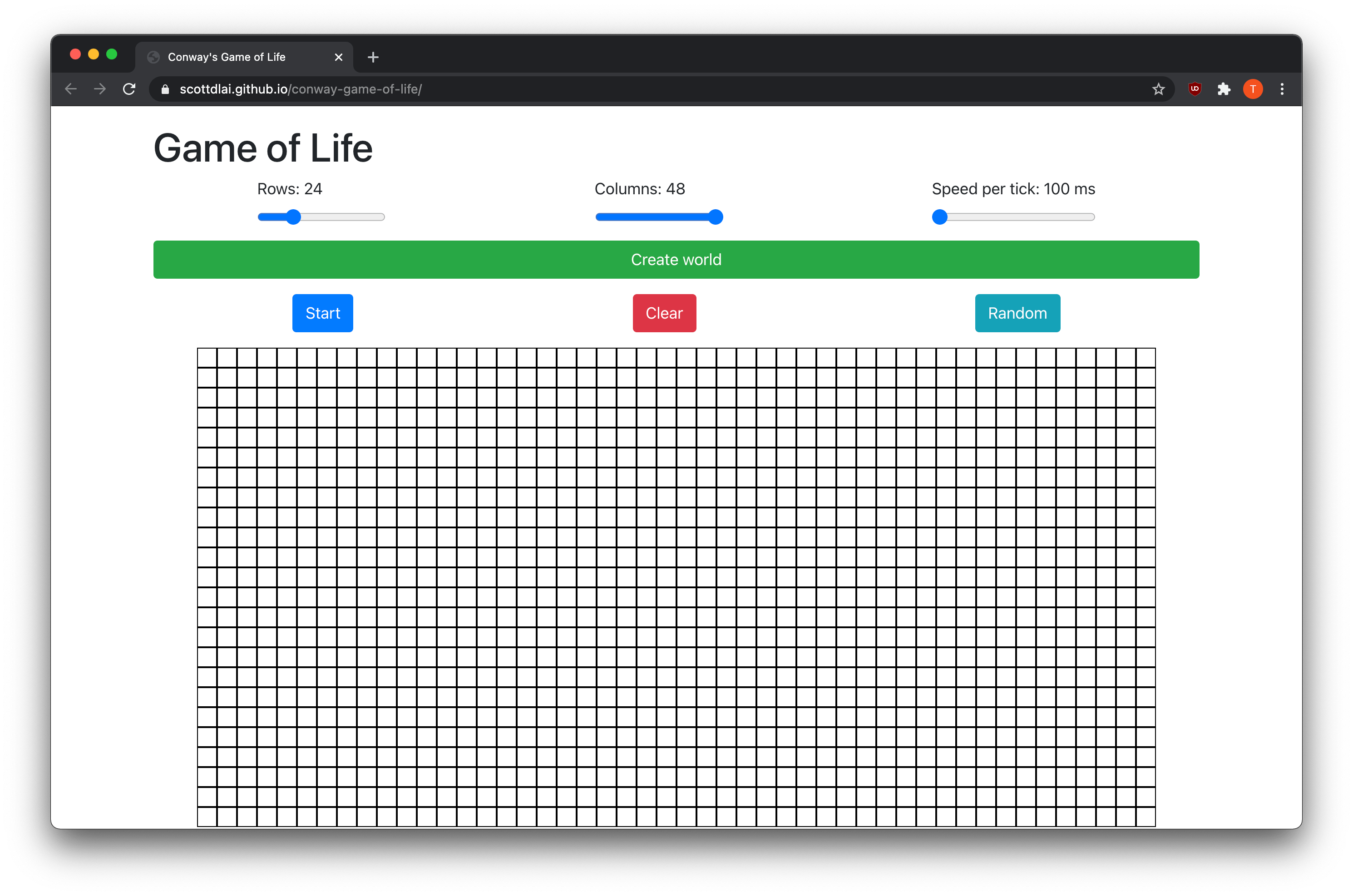 Conway's Game of Life